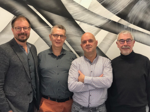 Luigi Argentato (GF Grouplink), Matthias März & Gunther Dietrich (GF apia), Jochen Böhmchen
