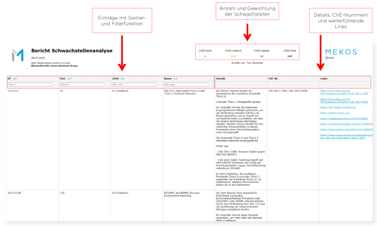 Mockup Report HTML Schwachstellenanalyse 2025 Erklaerung v2