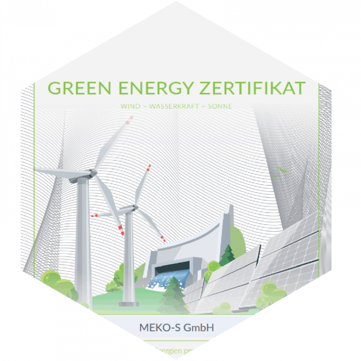 Green Energy Zertifikat